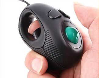 Black Fingermouse Trackball Mouse