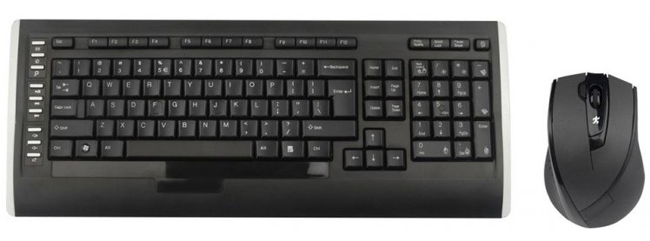Slim Multimedia Keyboard with Touchpad