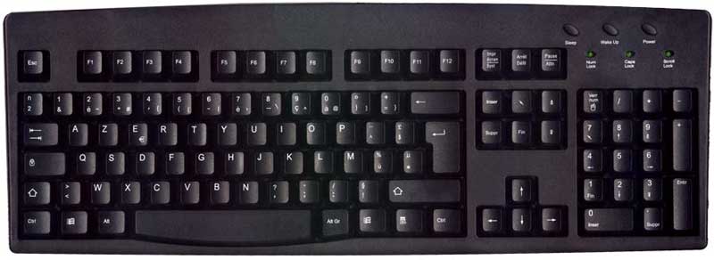 french keyboard layout qwerty