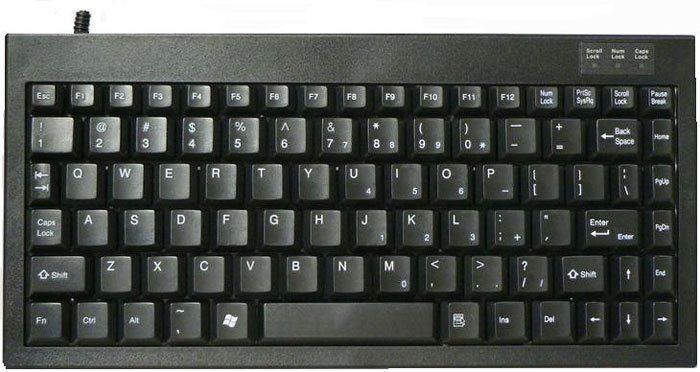 86 Key Mini Keyboard with Full Size Keys