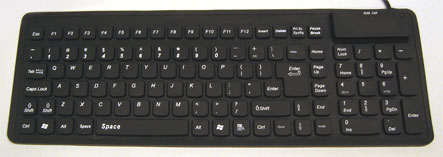 Full Size Machine Washable Antimicrobial Keyboard