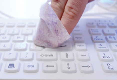 Cleaning Compact Washable keyboard