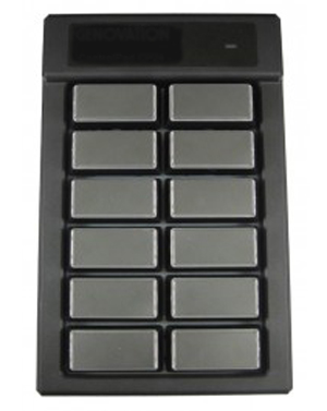 12 Key Programmable keypad top view