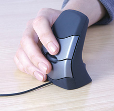 Using Ergonomic Precision Mouse with Scroll Wheel