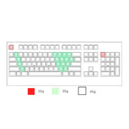 Realforce 103U key weighting