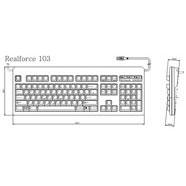 Realforce 103U dimensions