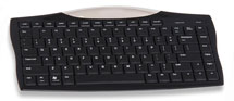 45' RF Wireless Keyboard w/optical trackball