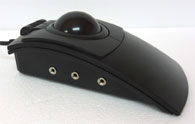 L-Trac High Performance Switch Adaptable Laser Trackball Black
