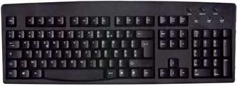 French Language Keyboard Black