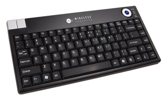 AES encrypted radio frequency mini keyboard
