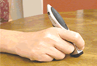 Wireless Mouse Pen in Hand