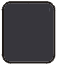 Blank Key Keytop Label Black